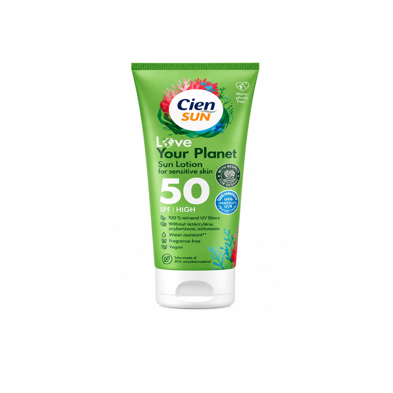 Cien Sun SPF 50 - Locion mbrojtës për lëkurë të ndjeshme 50ml