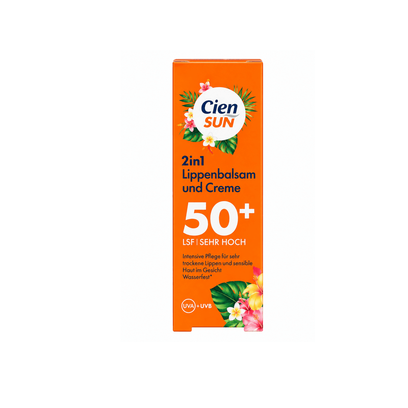 Cien Sun 2in1 Lip Balm & Cream SPF 50+ 25ml