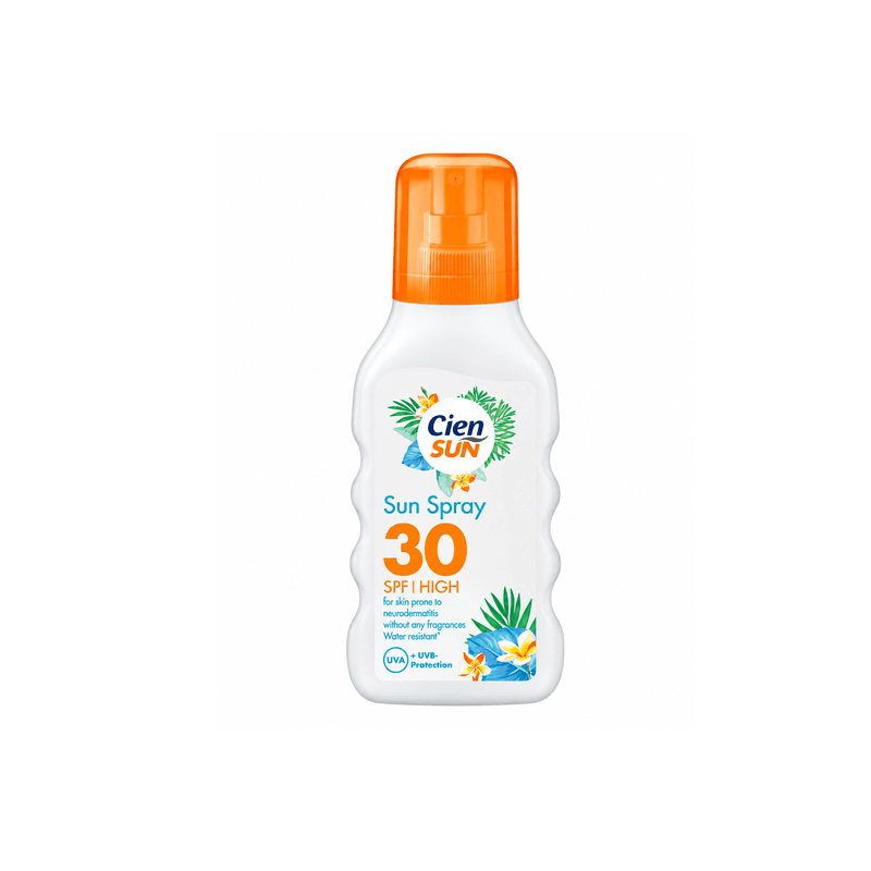 Cien Sun Sensitive Sun Spray SPF 30 – Sprej Mbrojtës nga Dielli, 200 ml