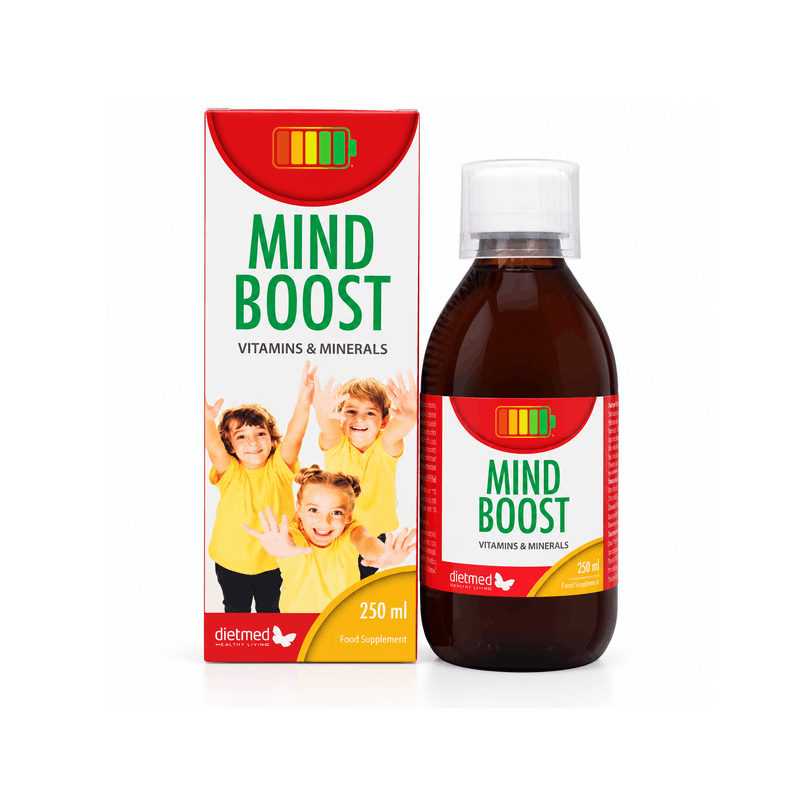 Mind Boost – Vitamina & Minerale për Funksionin Mendor, 250 ml