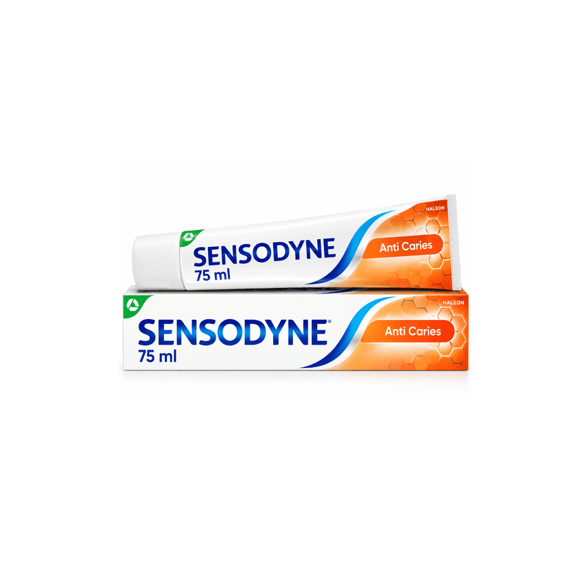 Sensodyne Anti Caries 75ml – Pastë dhëmbësh kundër kariesit për dhëmbë të ndjeshëm